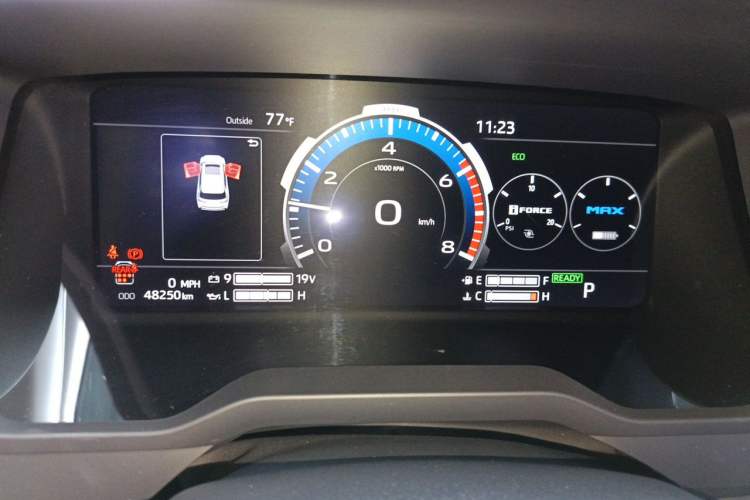 Used Toyota Sequoia 2023 3.5T Hybrid 4x4 SR5 U.S. Specification Instrument Cluster