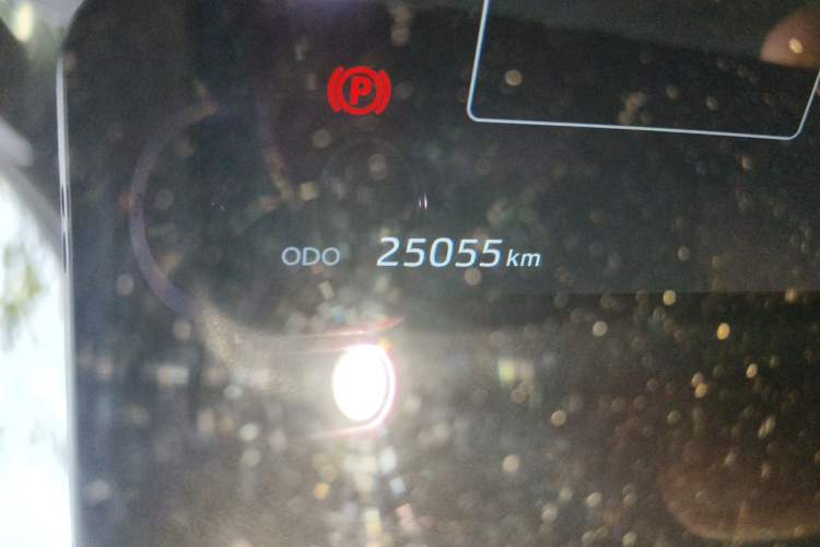 Used Toyota Sequoia  Odometer Close Up