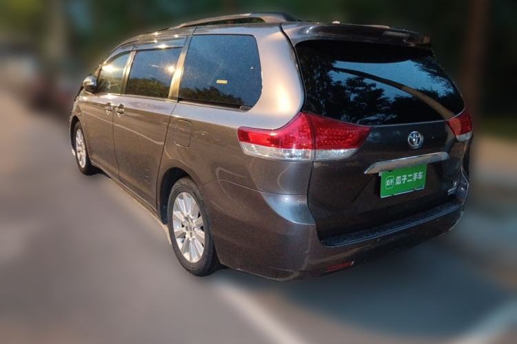 Used Toyota SIENNA 2013 3.5L Four-Wheel Drive Parallel Import Rear Left 45 Deg