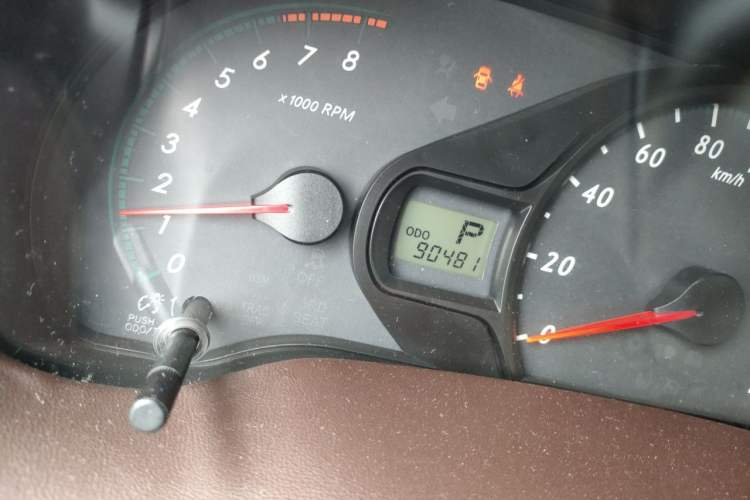 Used Toyota SIENNA  Odometer Close Up