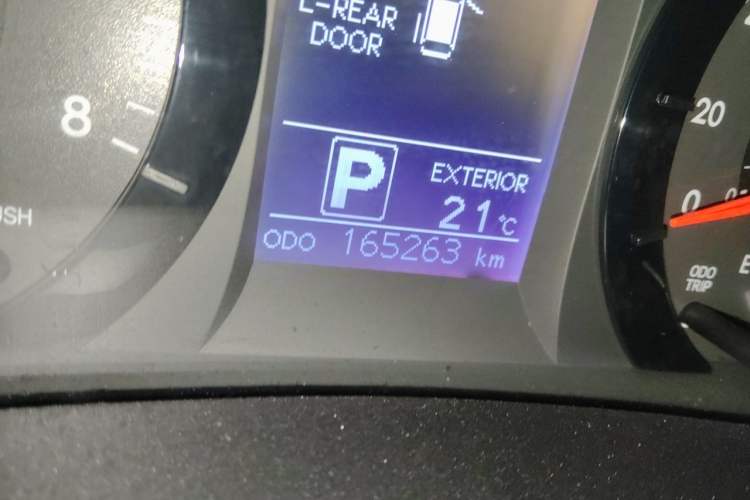 Used Toyota SIENNA 2015 3.5L Four-Wheel Drive L Odometer Close Up
