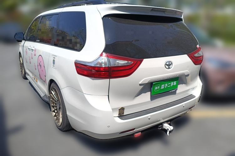 Used Toyota SIENNA 2015 3.5L Automatic 7-Seater Parallel Import Rear Left 45 Deg