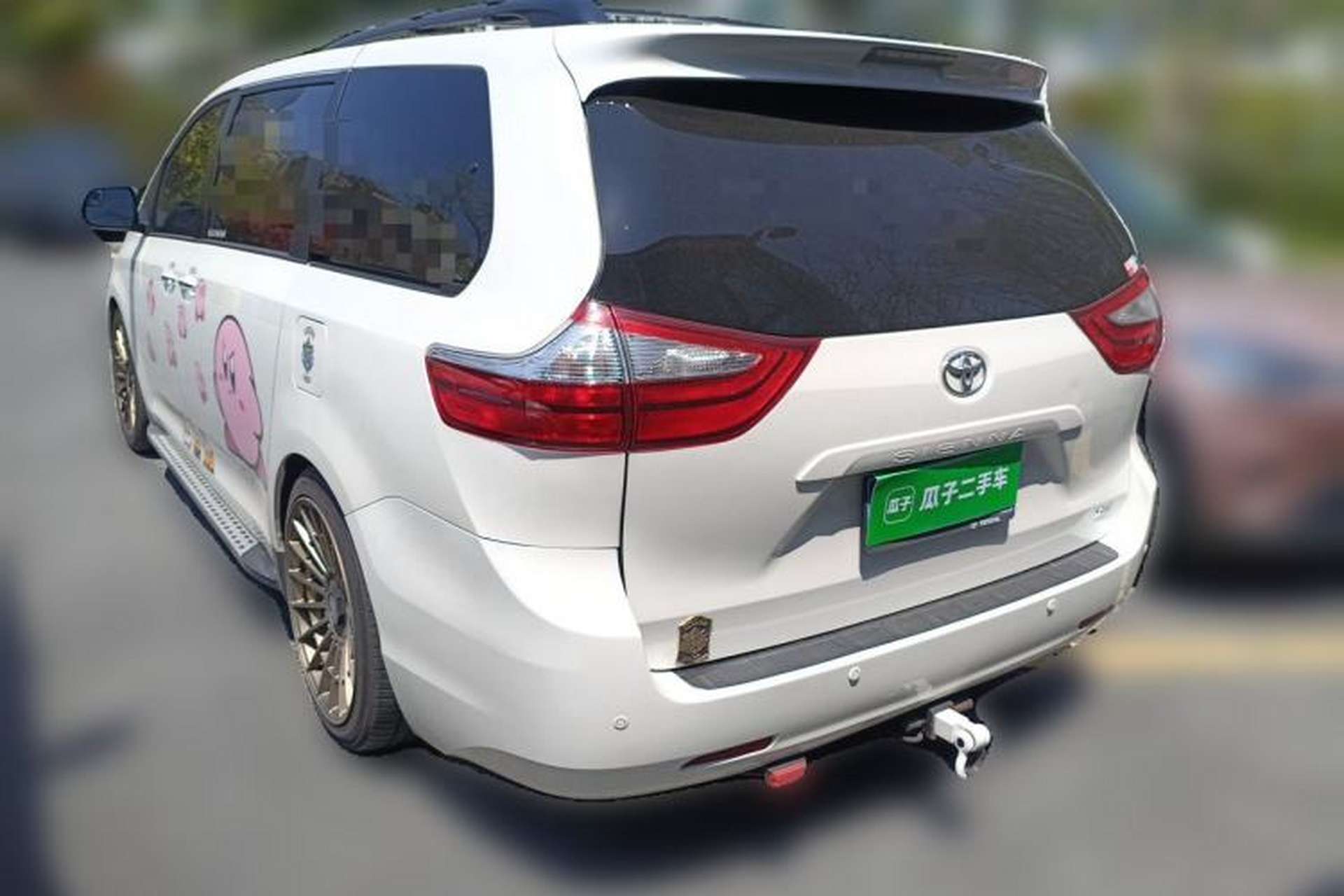 Used Toyota SIENNA 2015 3.5L Automatic 7-Seater Parallel Import Rear Left 45 Deg