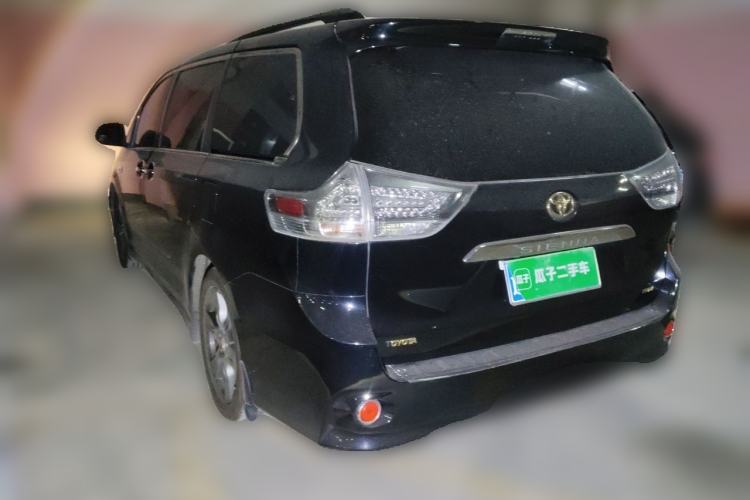 Used Toyota SIENNA 2016 3.5L Two-Wheel Drive 7-Seater Parallel Import Rear Left 45 Deg