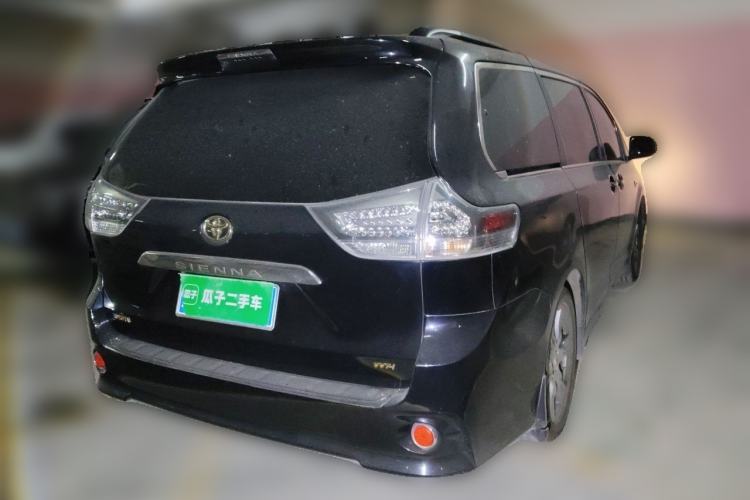 Used Toyota SIENNA 2016 3.5L Two-Wheel Drive 7-Seater Parallel Import Rear Right 45 Deg