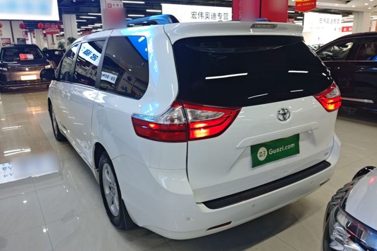 Used Toyota SIENNA 2016 3.5L Two-Wheel Drive 7-Seater Parallel Import Rear Left 45 Deg