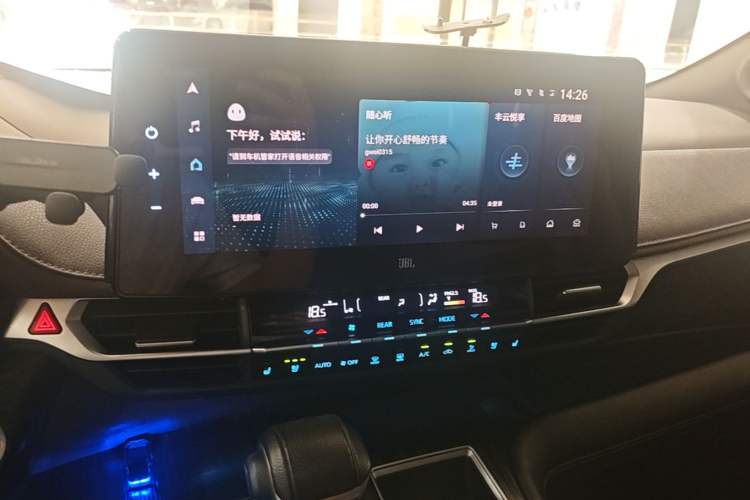 Used Toyota SIENNA 2021 2.5L Hybrid Platinum Edition Audio And AC Panel
