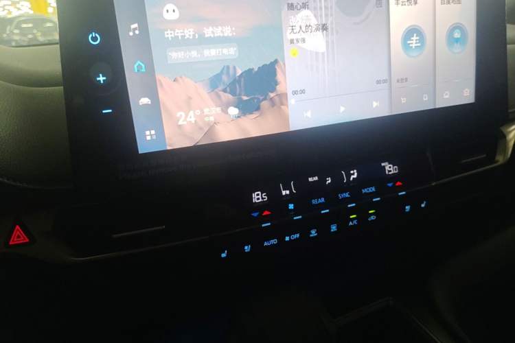 Used Toyota SIENNA 2021 2.5L Hybrid Premium Edition Audio And AC Panel