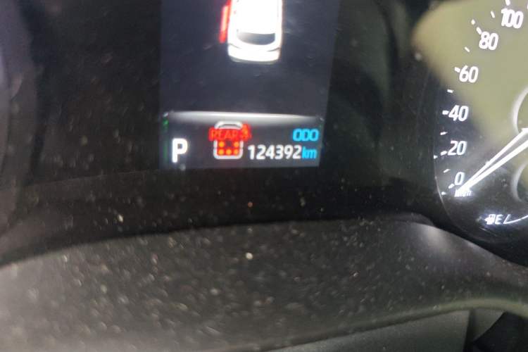 Used Toyota SIENNA 2021 2.5L Hybrid Luxury Edition Odometer Close Up