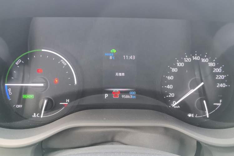 Used Toyota SIENNA 2021 2.5L Hybrid Premium Edition Odometer Close Up