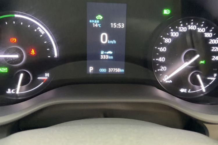 Used Toyota SIENNA 2021 2.5L Hybrid Comfort Edition Odometer Close Up