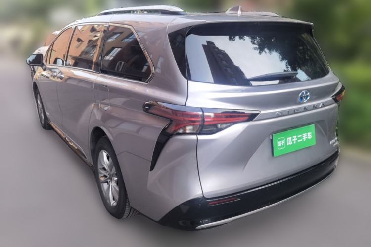 Used Toyota SIENNA 2021 2.5L Hybrid Platinum Edition Rear Left 45 Deg