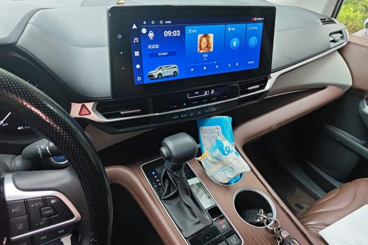 Used Toyota SIENNA 2021 2.5L Hybrid Comfort Edition Audio And AC Panel