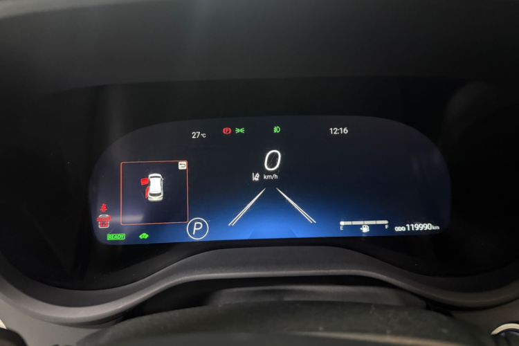 Used Toyota SIENNA 2021 2.5L Hybrid Ultimate Edition Odometer Close Up