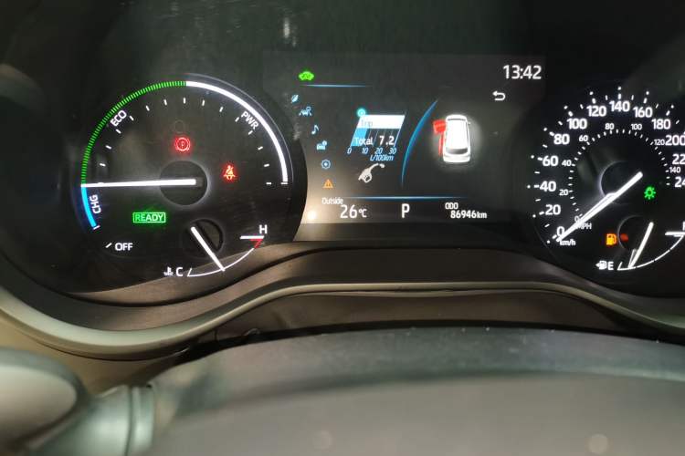 Used Toyota SIENNA  Odometer Close Up