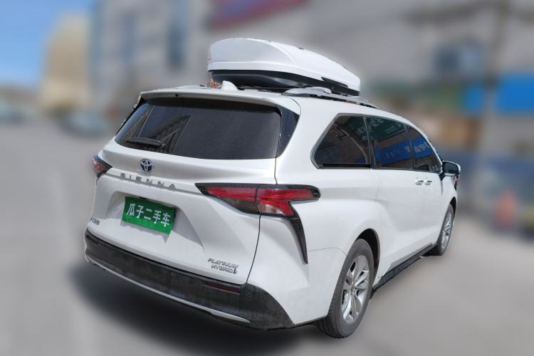 Used Toyota SIENNA 2021 2.5L Hybrid Platinum Edition Rear Right 45 Deg