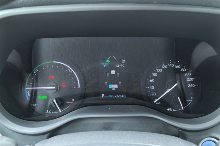 Used Toyota SIENNA 2023 2.5L Hybrid Comfort Edition Odometer Close Up