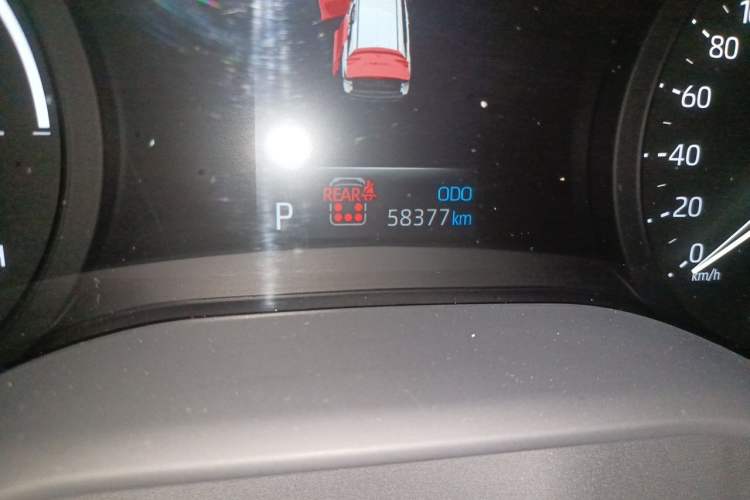 Used Toyota SIENNA 2023 2.5L Hybrid Deluxe Edition Odometer Close Up