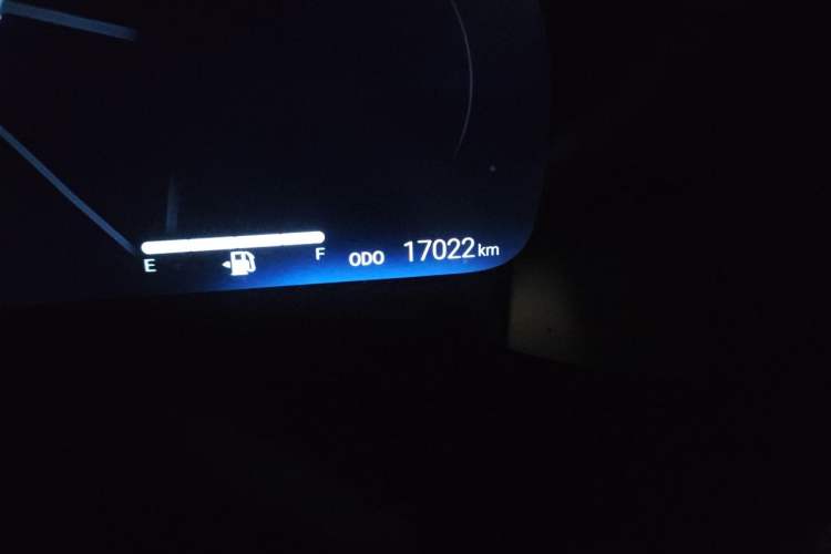 Used Toyota SIENNA 2023 2.5L Hybrid Platinum Edition Odometer Close Up