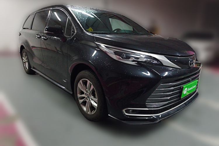 Used Toyota SIENNA 2024 2.5L Hybrid Four-Wheel Drive Prestige Edition Front Right 45 Deg