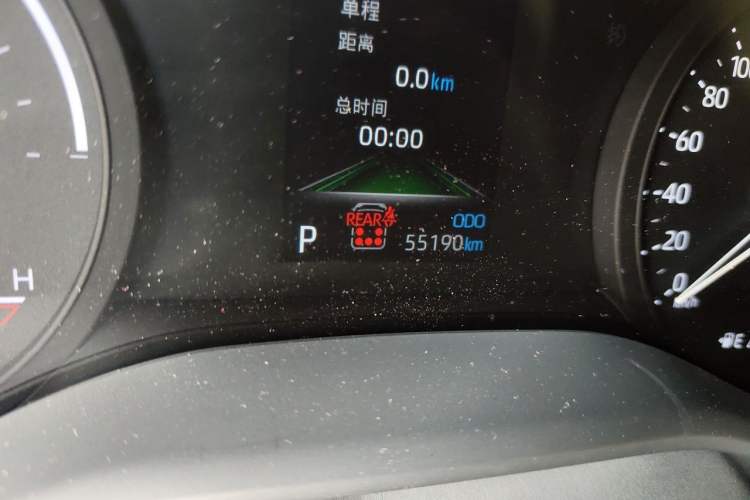 Used Toyota SIENNA 2024 2.5L Hybrid Luxury Edition Odometer Close Up