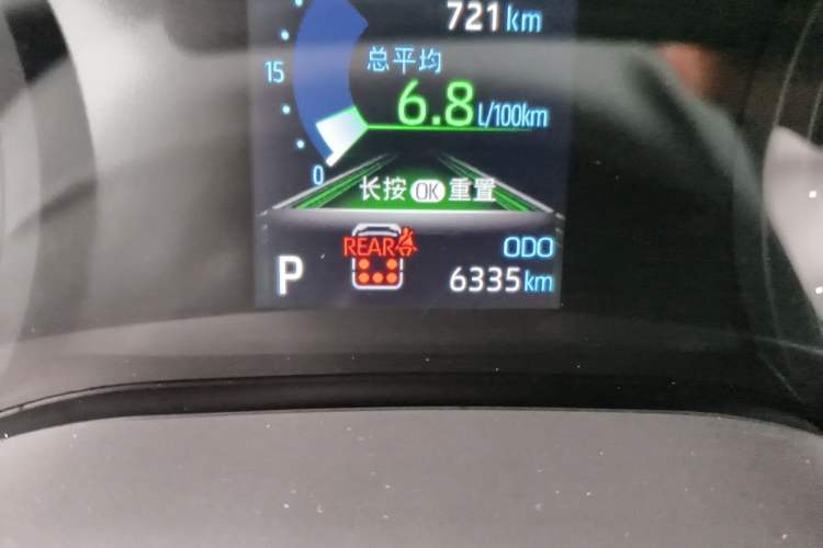 Used Toyota SIENNA 2024 2.5L Hybrid Comfort Edition Odometer Close Up