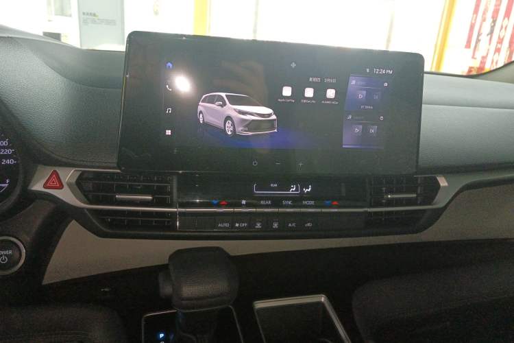 Used Toyota SIENNA 2026 Model 2.5L Dual-Engine Two-Wheel-Drive Comfort Edition Audio And AC Panel