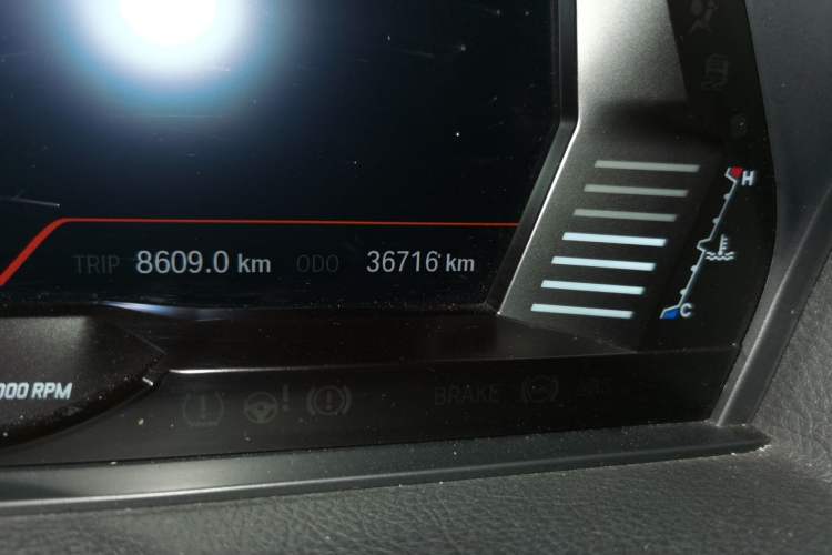 Used Toyota SUPRA 2022 Facelifted GR SUPRA 3.0T Standard Model Odometer Close Up