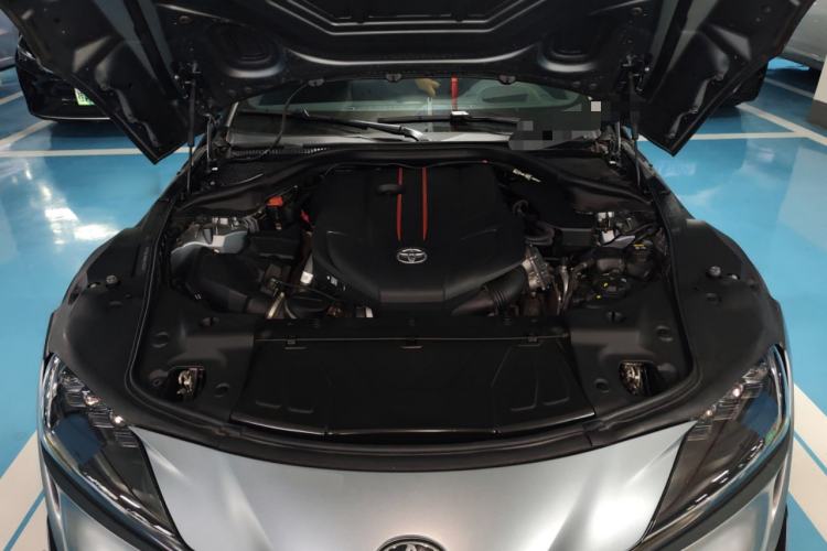 Used Toyota SUPRA 2022 GR SUPRA 3.0T Far Mountain Gray Limited Edition Engine Bay
