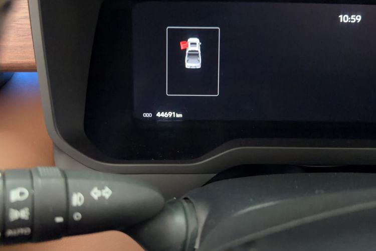 Used Toyota Tundra  Odometer Close Up