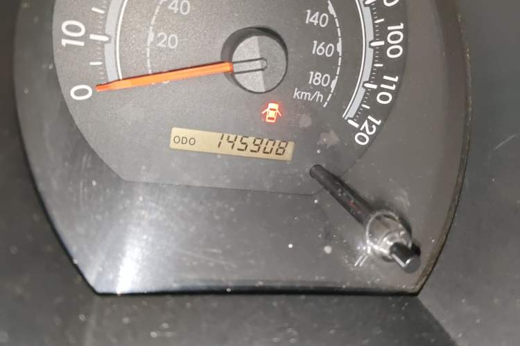 Used Toyota Tundra  Odometer Close Up