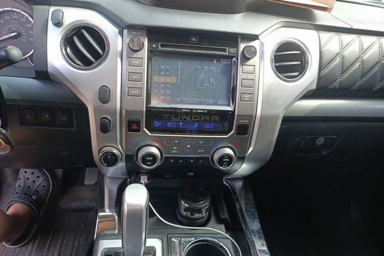 Used Toyota Tundra 2014 5.7L 1794 Edition Audio And AC Panel