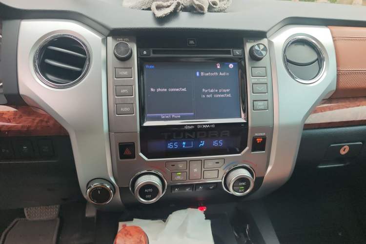 Used Toyota Tundra 2014 5.7L 1794 Edition Audio And AC Panel