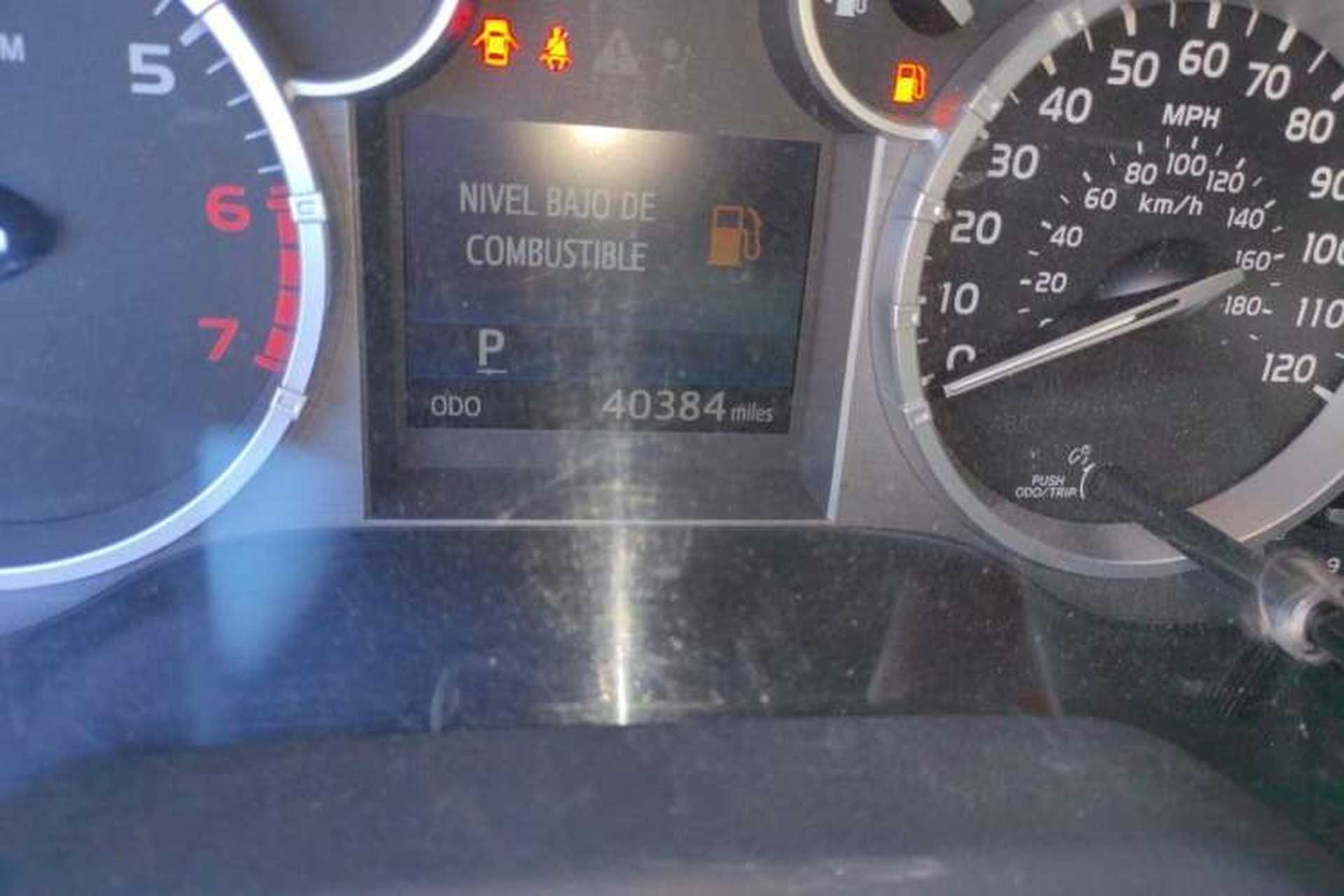 Used Toyota Tundra  Odometer Close Up