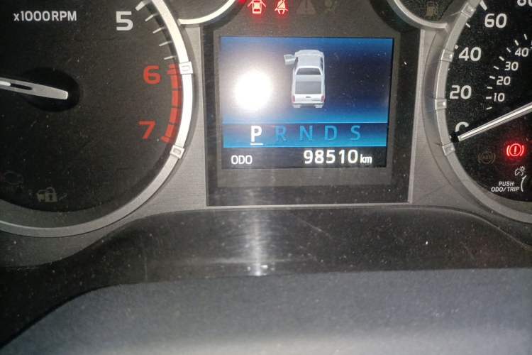 Used Toyota Tundra  Odometer Close Up