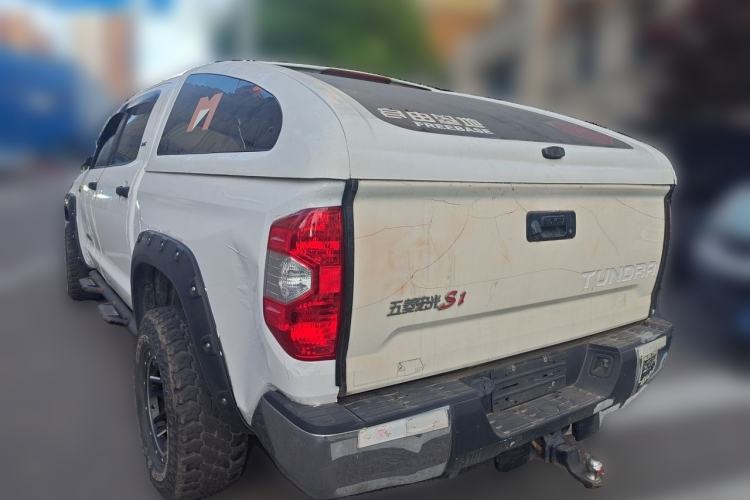 Used Toyota Tundra 2014 5.7L TRD Pro Rear Left 45 Deg