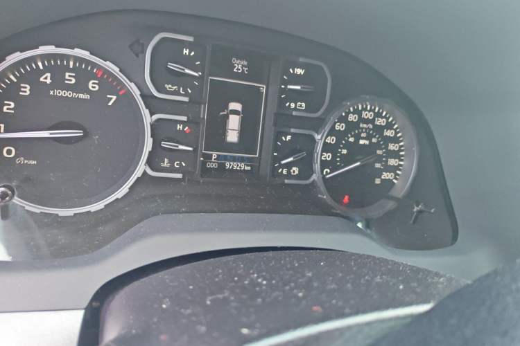 Used Toyota Tundra  Odometer Close Up