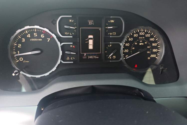 Used Toyota Tundra  Odometer Close Up
