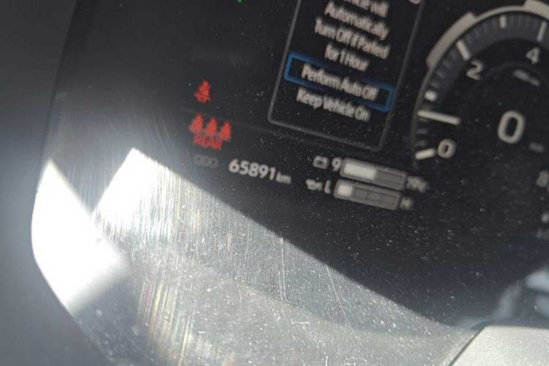Used Toyota Tundra  Odometer Close Up