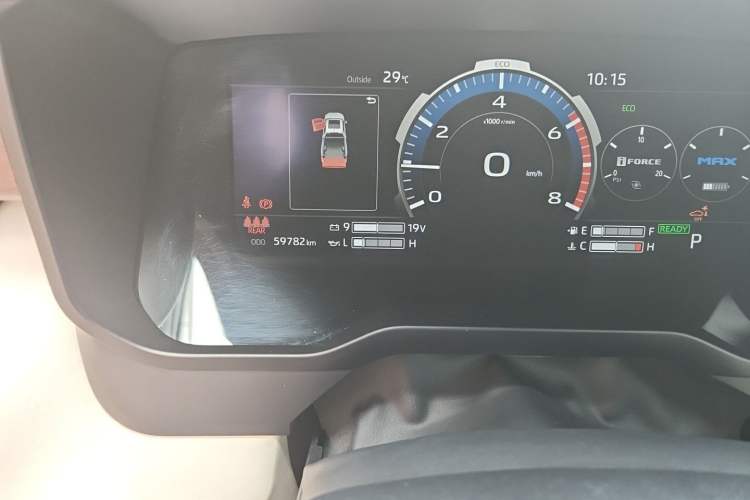 Used Toyota Tundra  Odometer Close Up