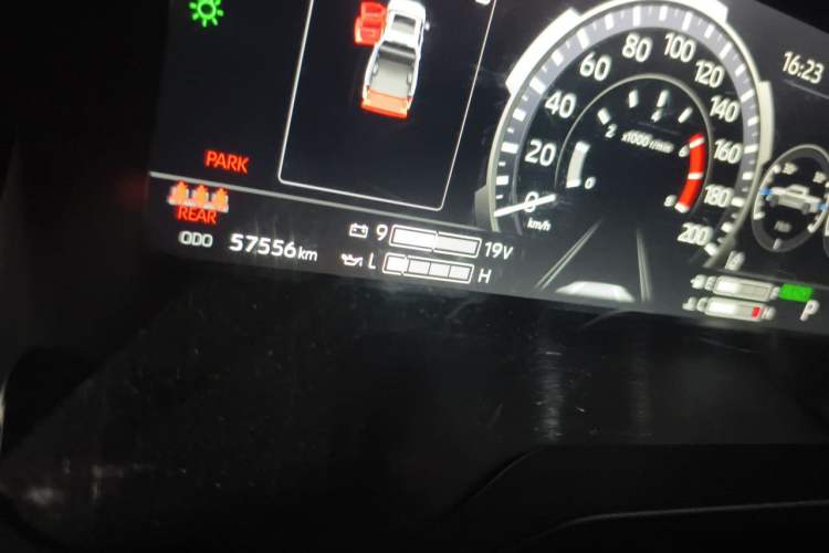 Used Toyota Tundra  Odometer Close Up