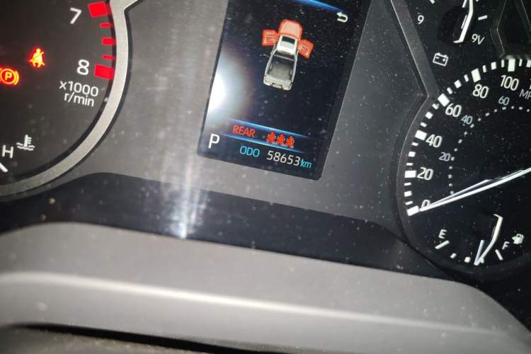 Used Toyota Tundra  Odometer Close Up