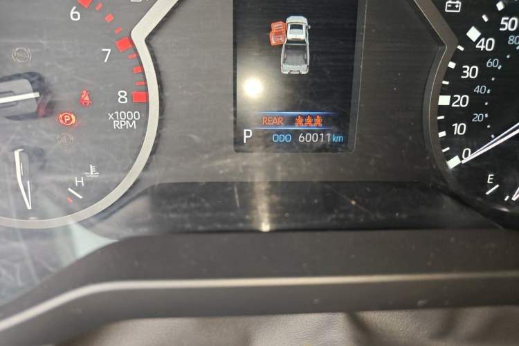 Used Toyota Tundra  Odometer Close Up