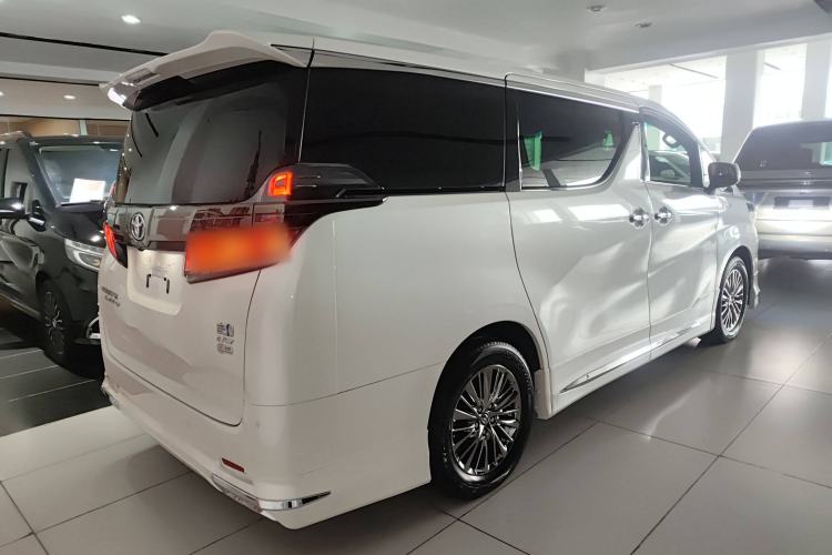 Used Toyota Vellfire 2020 Dual-Engine 2.5L Black Gold Limited Edition Rear Right 45 Deg
