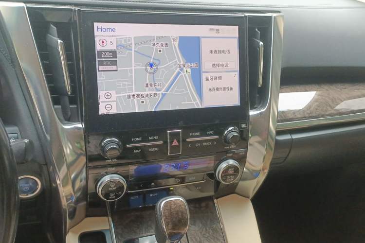 Used Toyota Vellfire 2019 Dual-Engine 2.5L HV Prestige Edition Audio And AC Panel