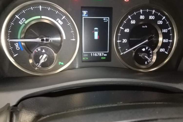 Used Toyota Vellfire 2019 Dual-Engine 2.5L HV Luxury Edition Odometer Close Up