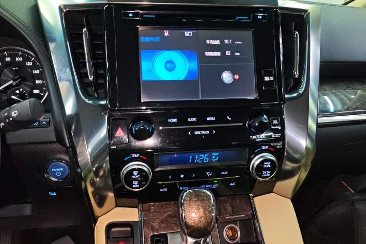 Used Toyota Vellfire 2019 Dual-Engine 2.5L HV Prestige Edition Audio And AC Panel