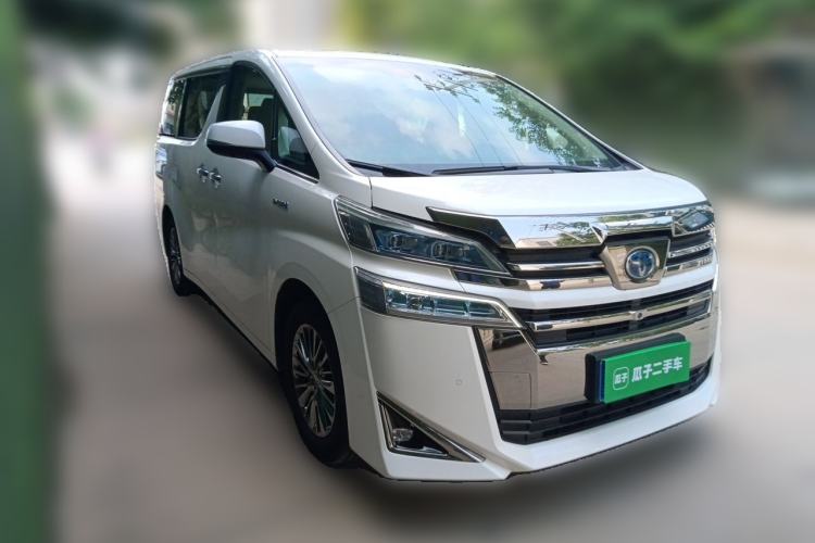 Used Toyota Vellfire 2019 Dual-Engine 2.5L HV Luxury Edition Front Right 45 Deg