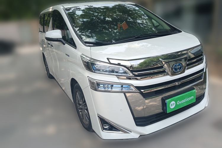 Used Toyota Vellfire 2019 Dual-Engine 2.5L HV Luxury Edition Front Right 45 Deg