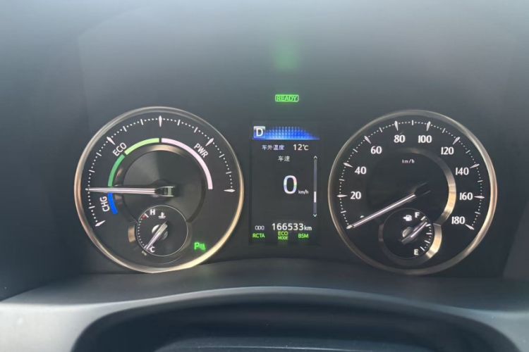 Used Toyota Vellfire 2019 Dual-Engine 2.5L HV Prestige Edition Odometer Close Up
